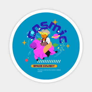 Cosmic Space Cowboy Design Magnet